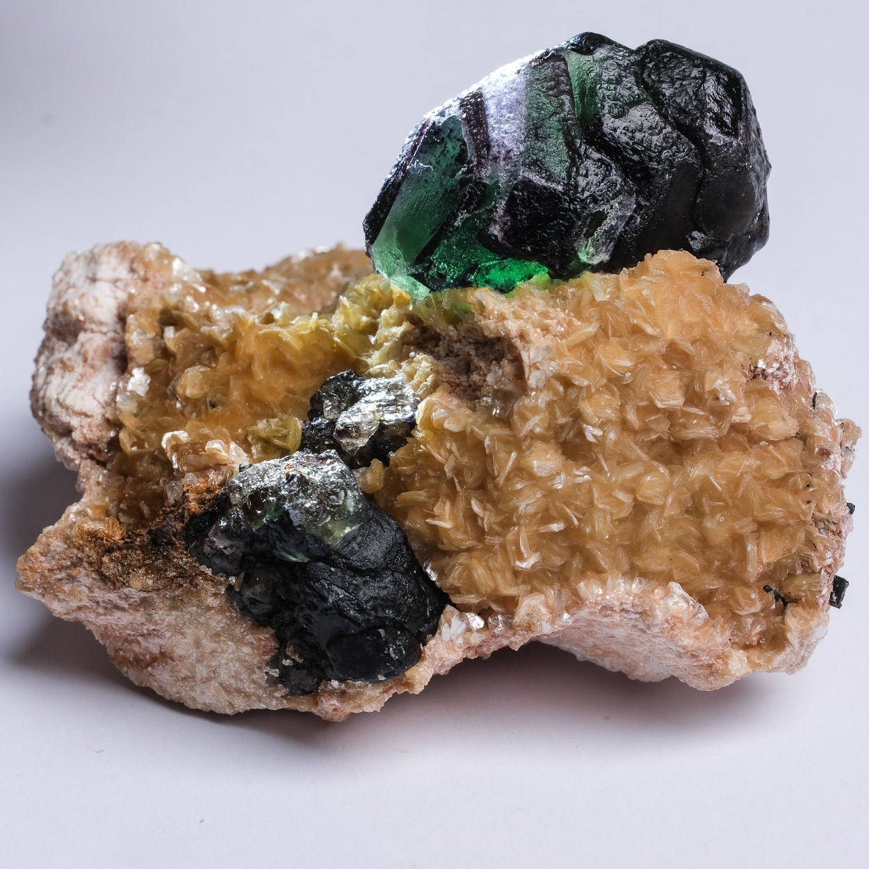 Fluorite Schorl Mica & Feldspar