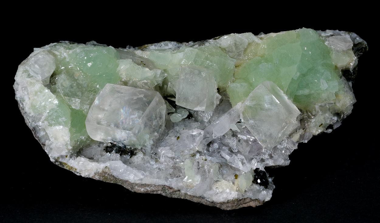 Prehnite Quartz Calcite & Epidote