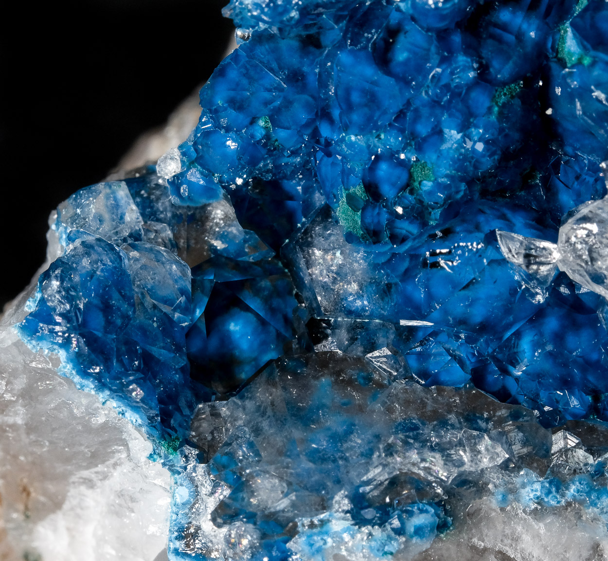 Shattuckite In Quartz