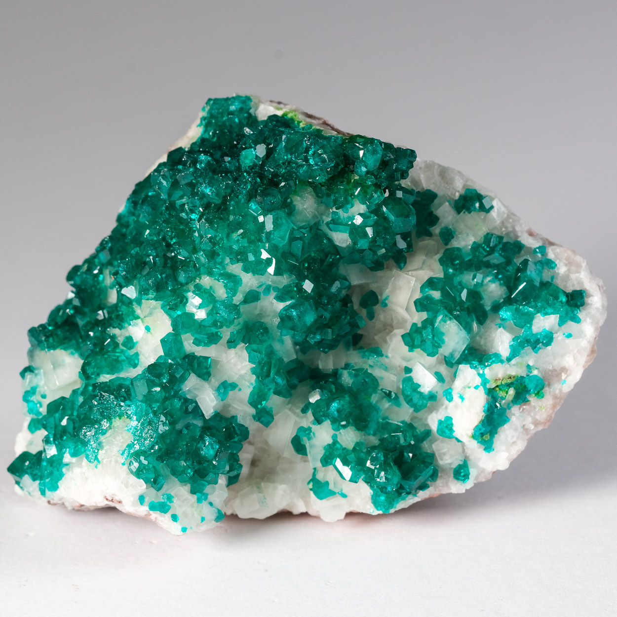 Dioptase & Calcite