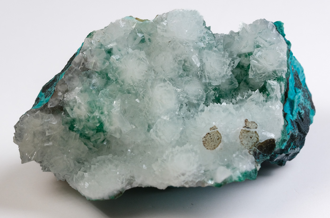 Chrysocolla Malachite Calcite With Quartz