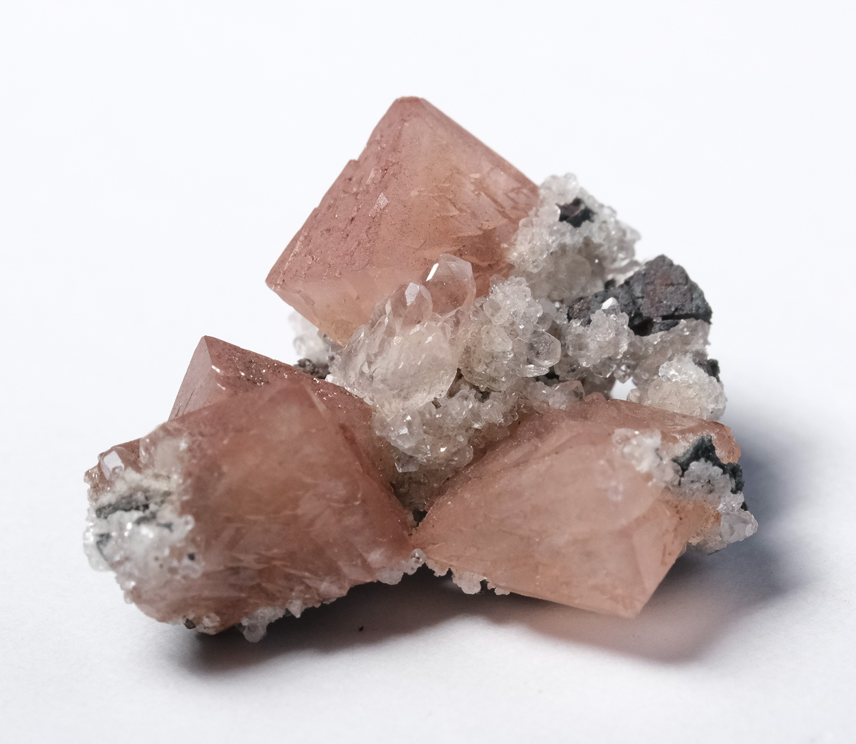 Olmiite With Calcite