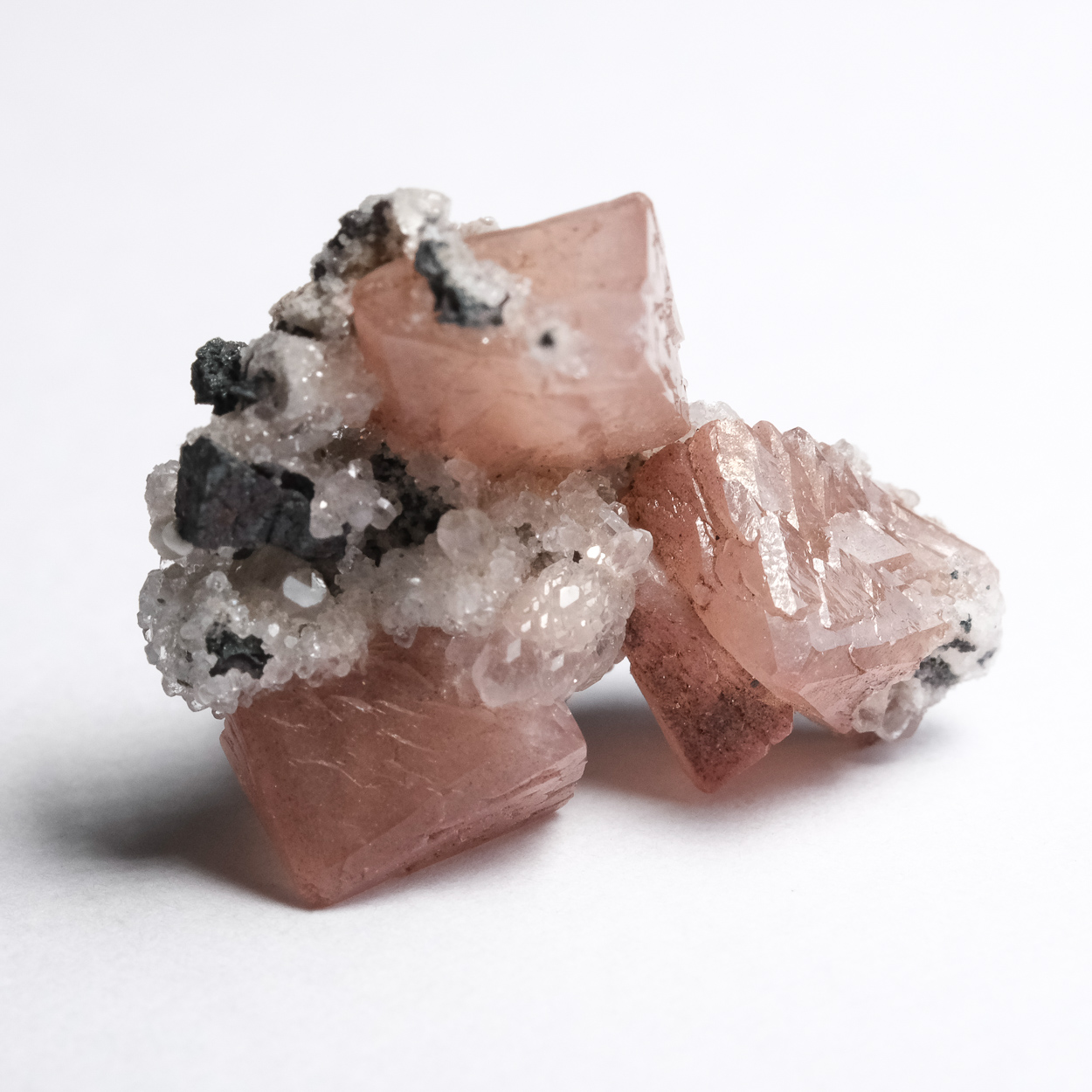 Olmiite With Calcite