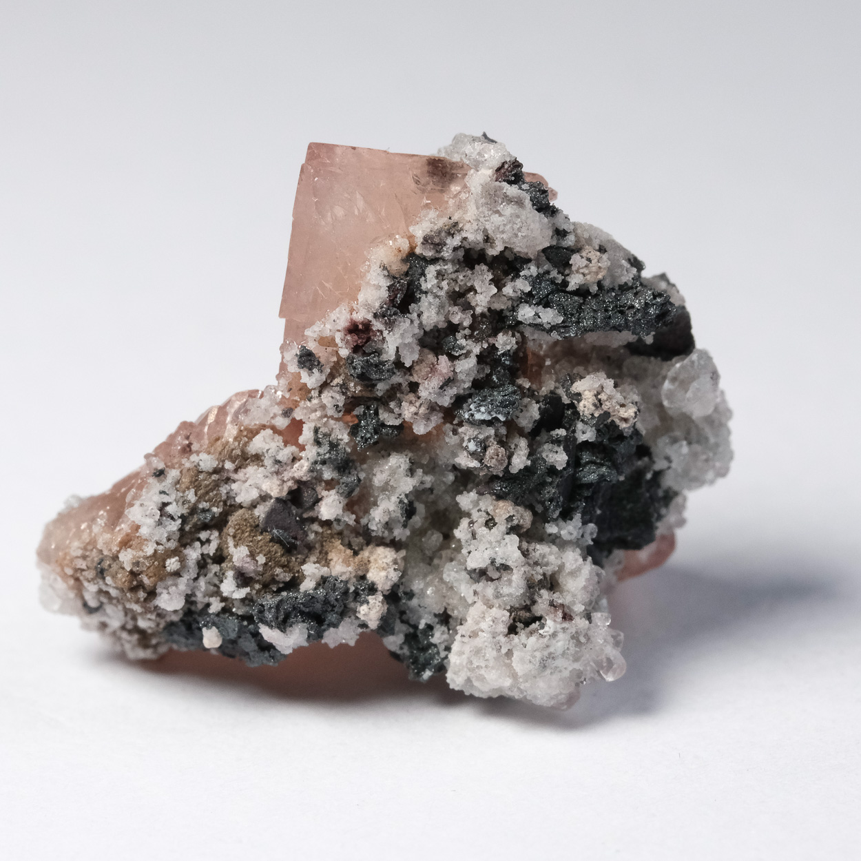 Olmiite With Calcite