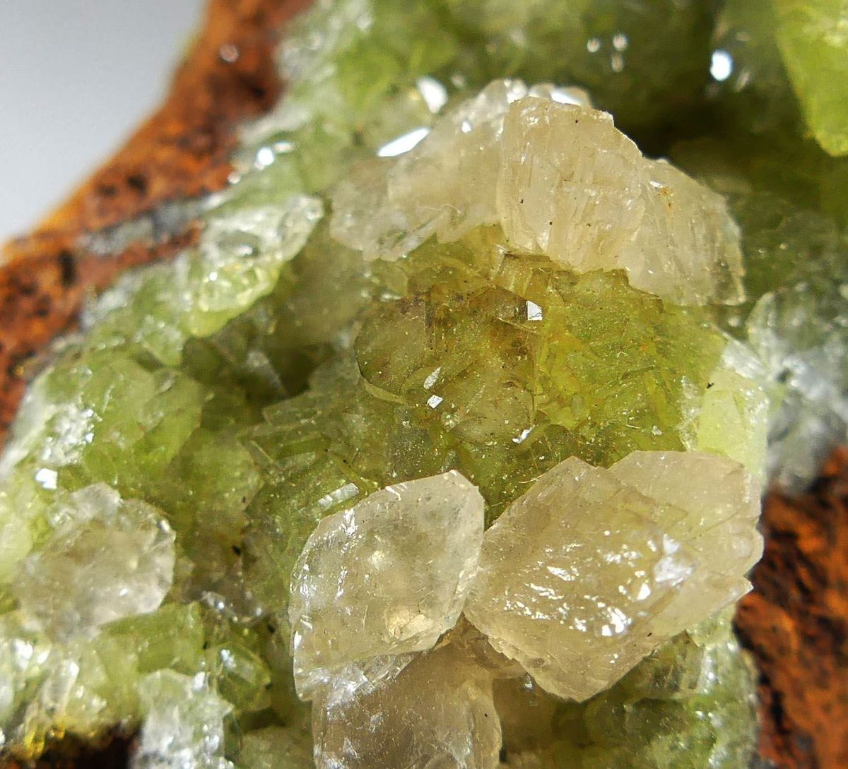 Smithsonite On Adamite