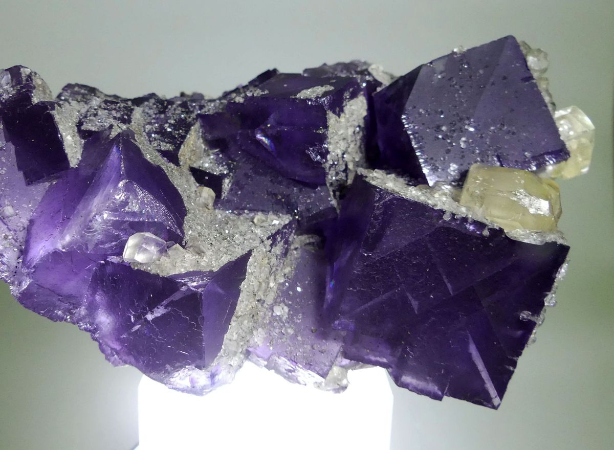 Fluorite With Calcite