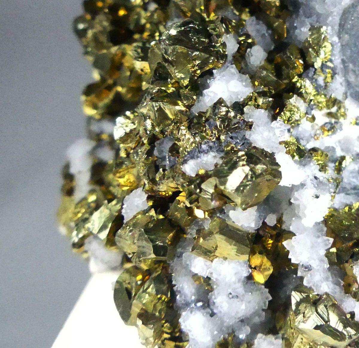 Chalcopyrite On Quartz