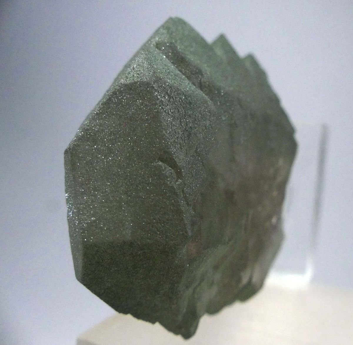 Rock Crystal Var Gwindel With Chlorite