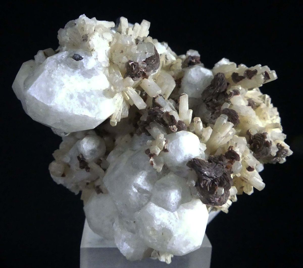 Analcime With Rhodochrosite Natrolite & Aegirine