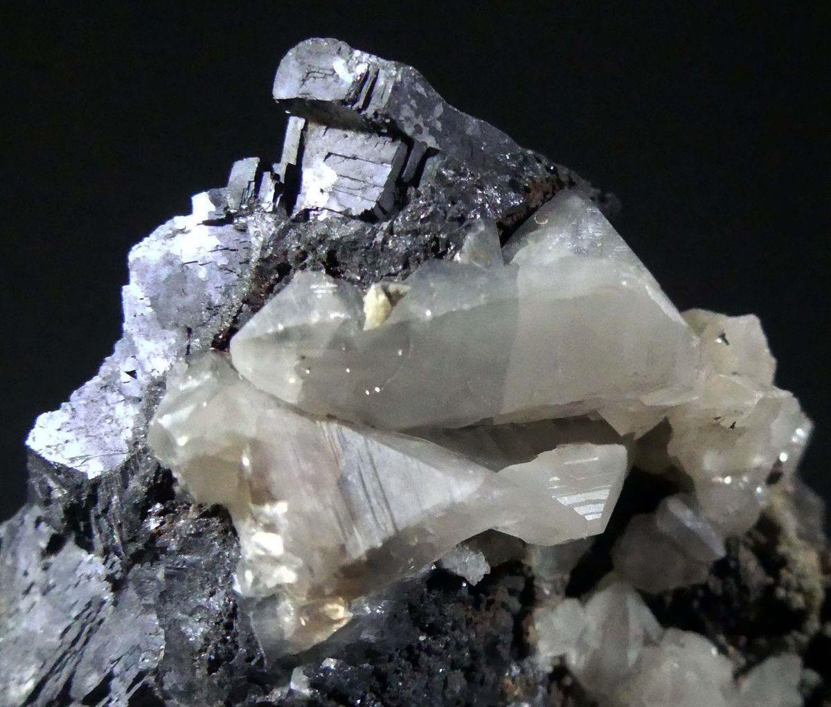 Cerussite On Galena