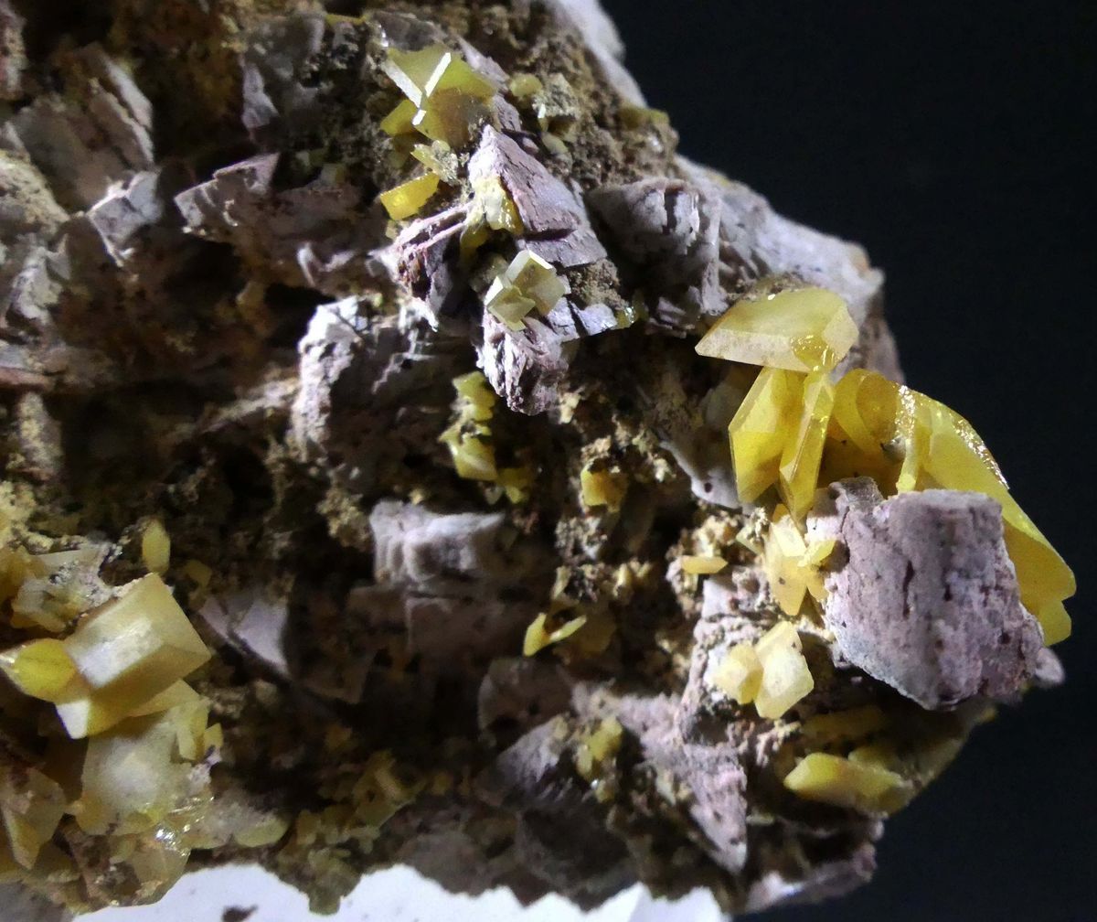 Wulfenite On Dolomite