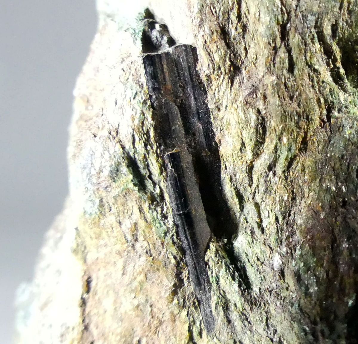 Chromian Dravite On Fuchsite