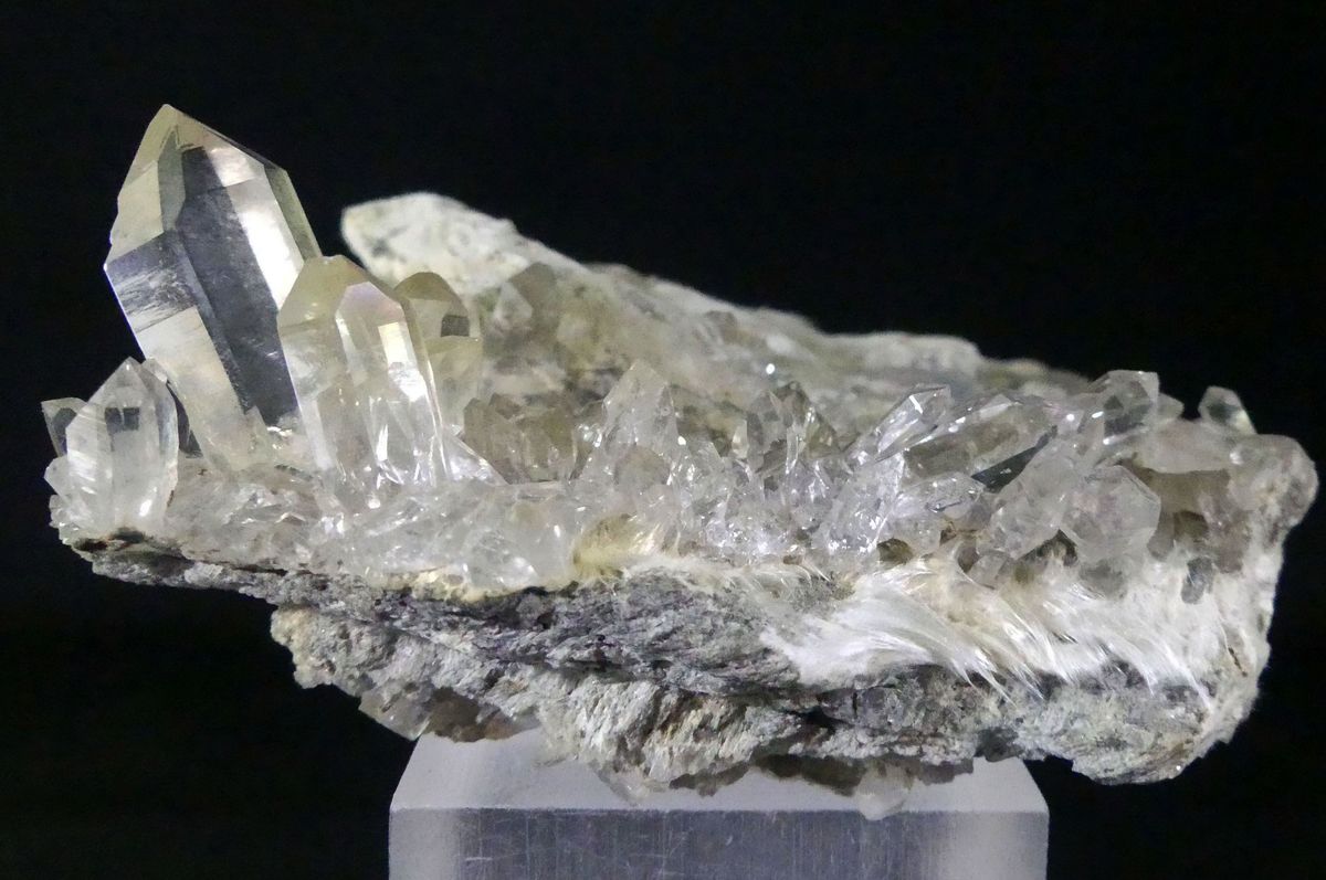 Rock Crystal & Byssolite