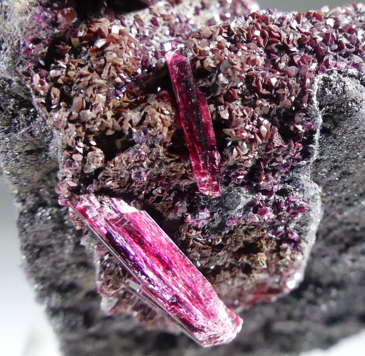 Erythrite On Spherocobaltite