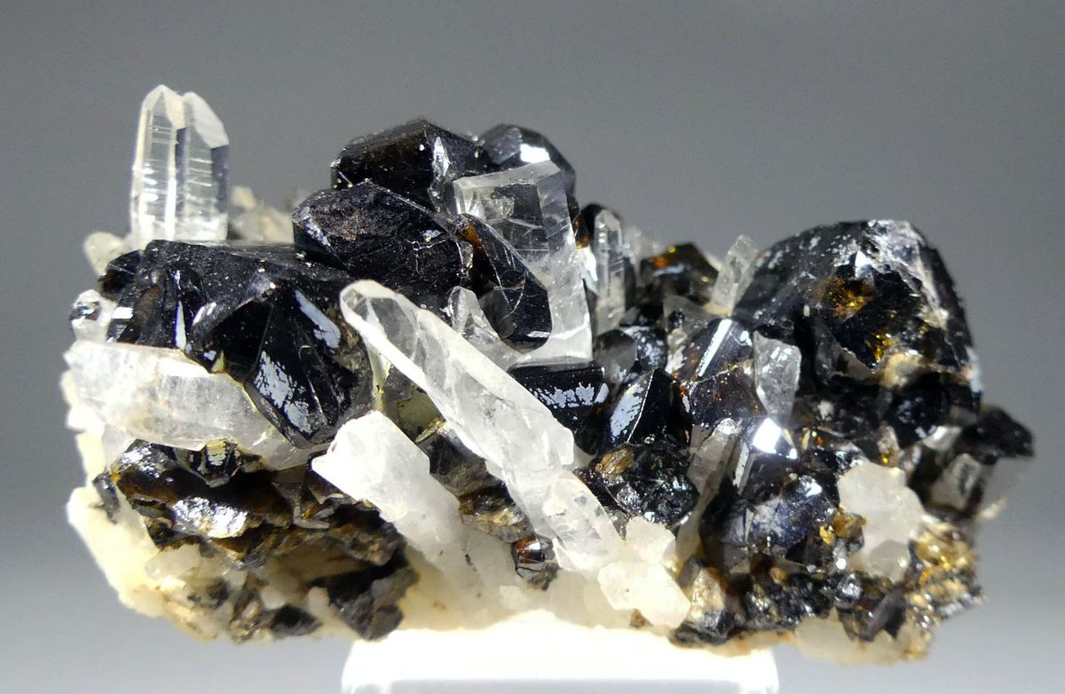 Cassiterite & Rock Crystal