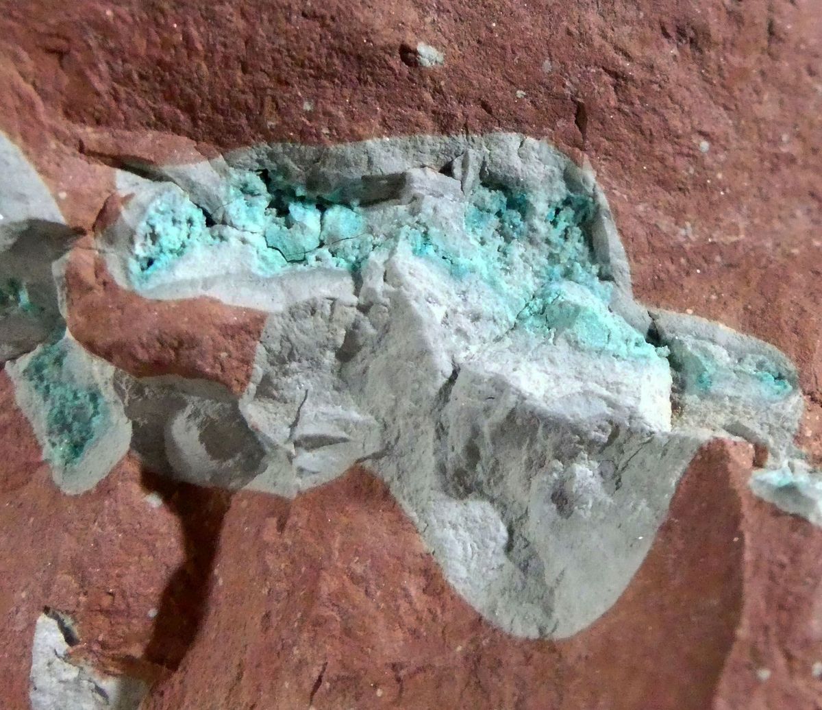 Calcite & Chrysocolla