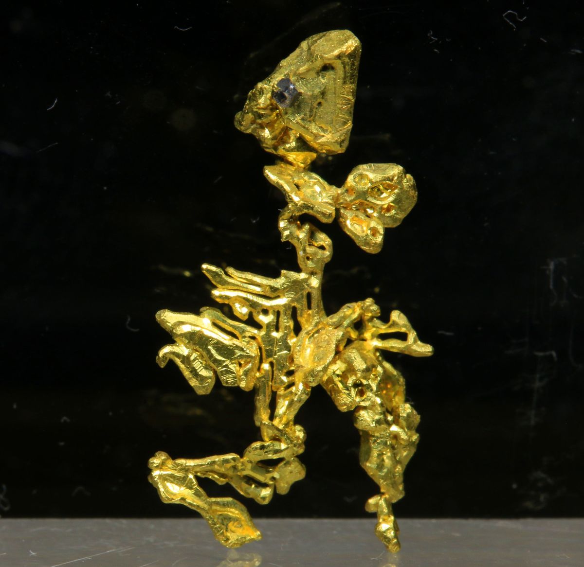 Native Gold With Petzite