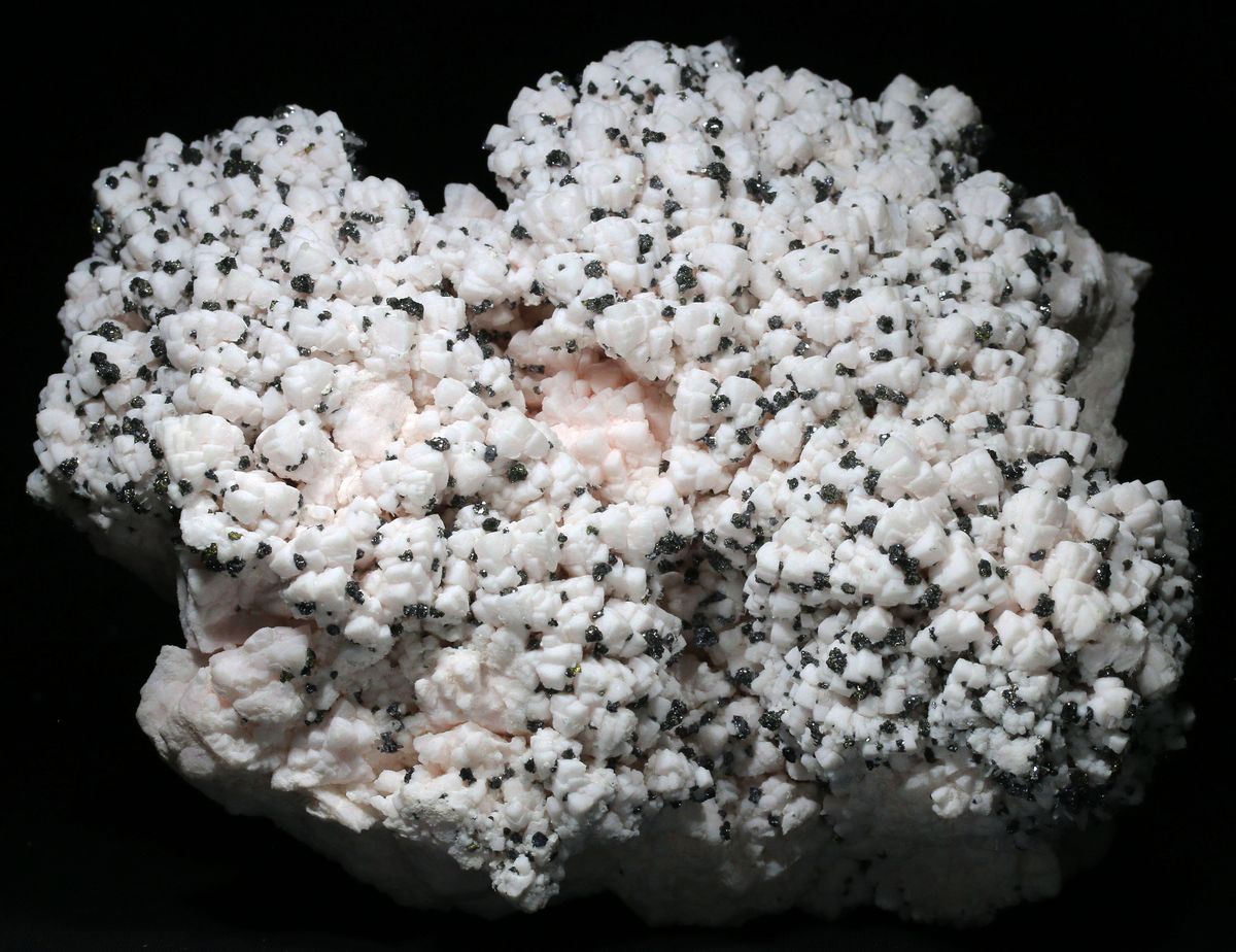 Manganoan Calcite With Sphalerite & Pyrite