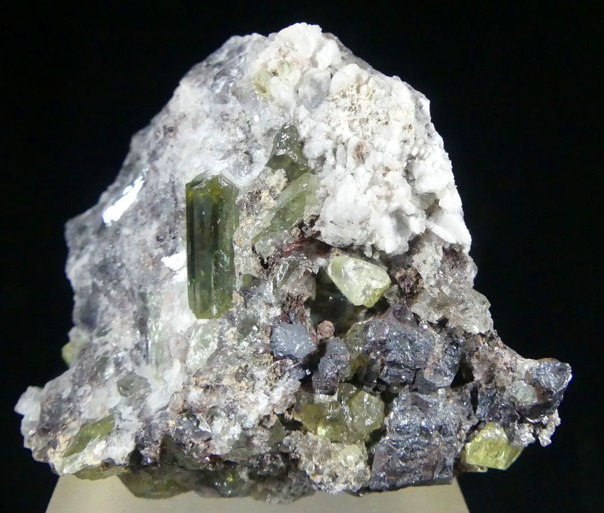 Fluorapatite & Hematite