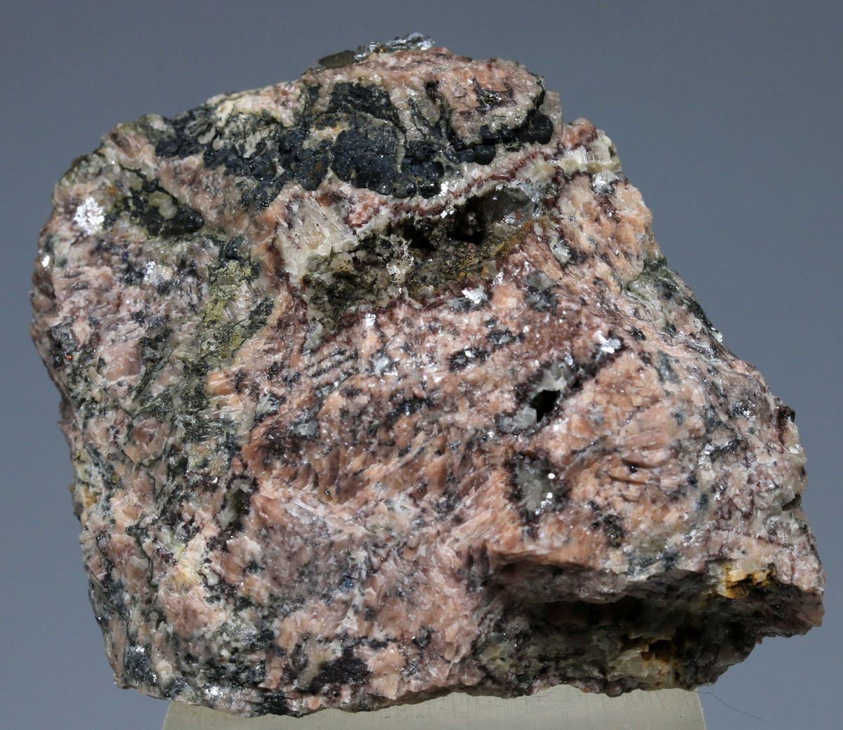 Uraninite Var Pitchblende & Calcite