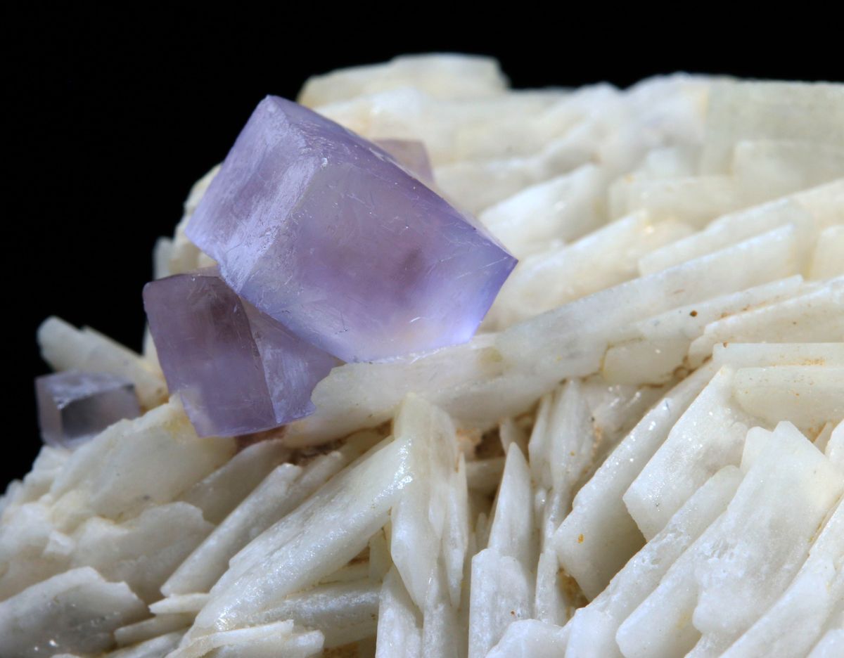 Fluorite On Baryte