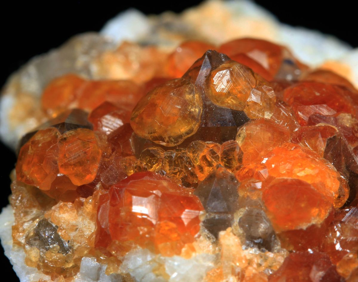 Spessartine & Smoky Quartz