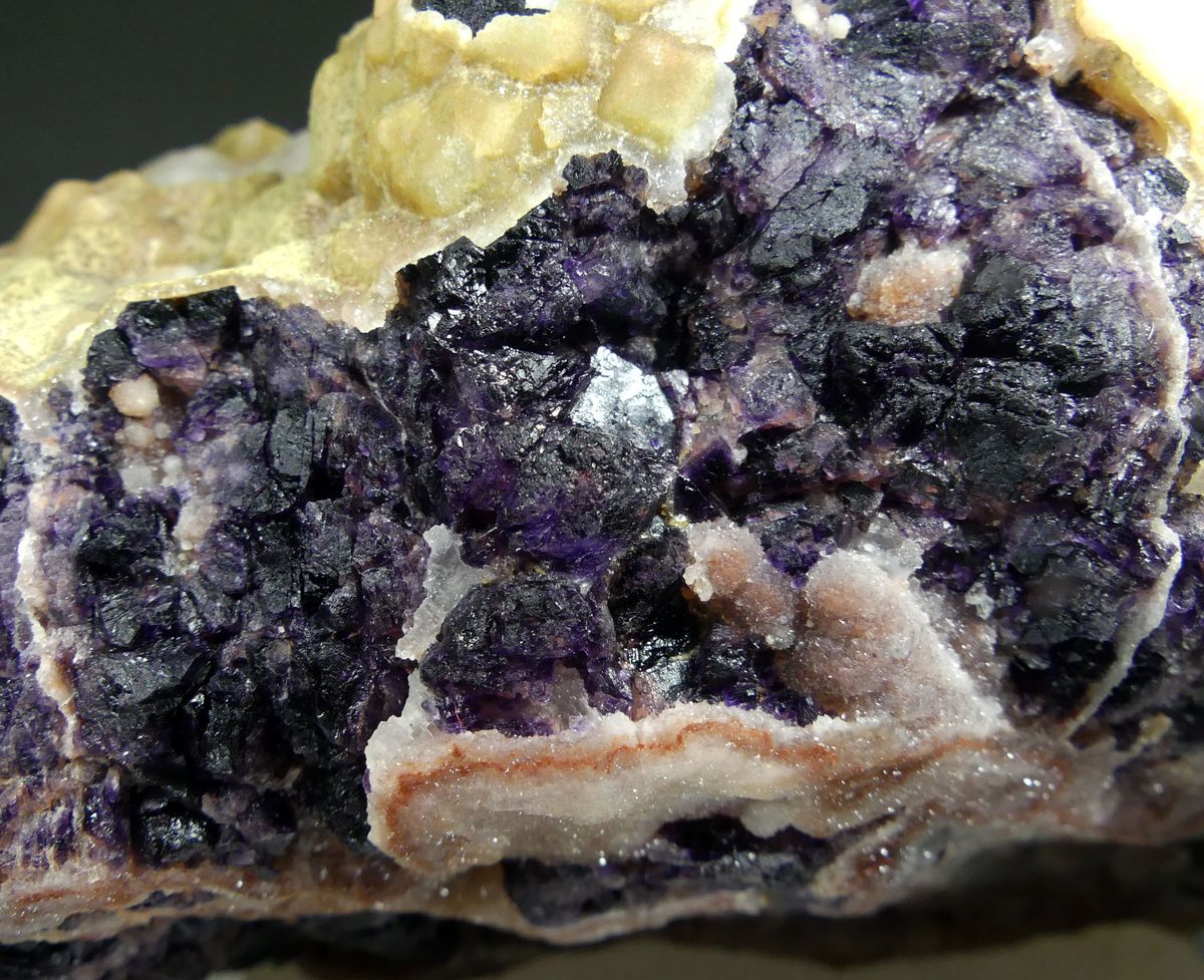 Fluorite With Agate