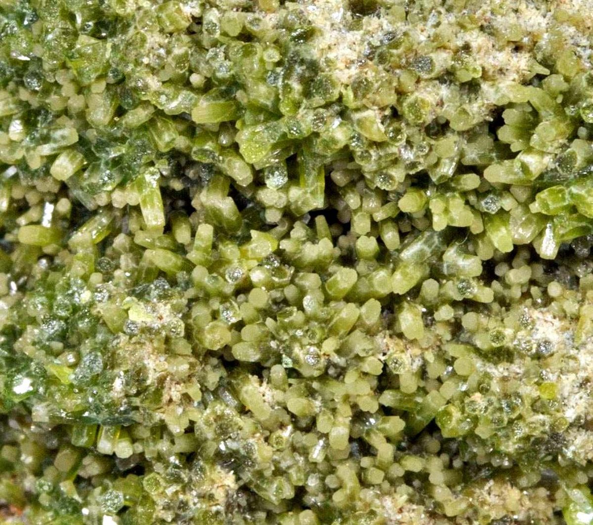 Pyromorphite On Quartz