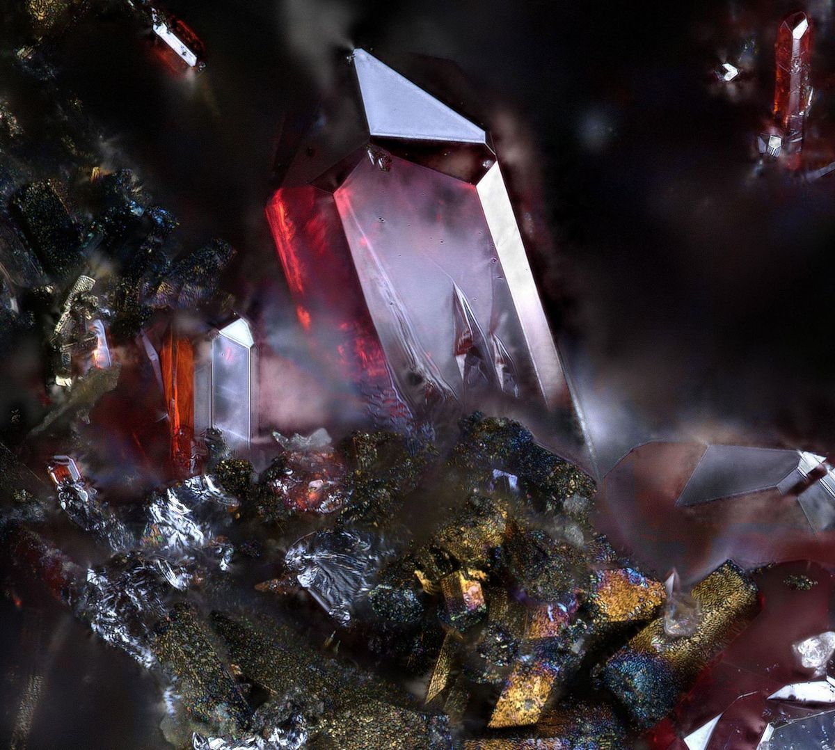 Argentopyrite & Proustite