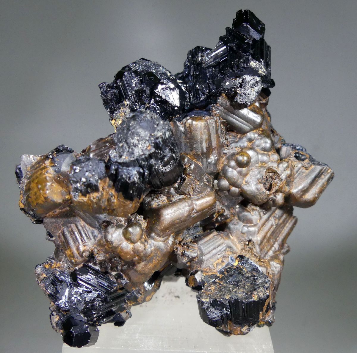 Limonite On Schorl