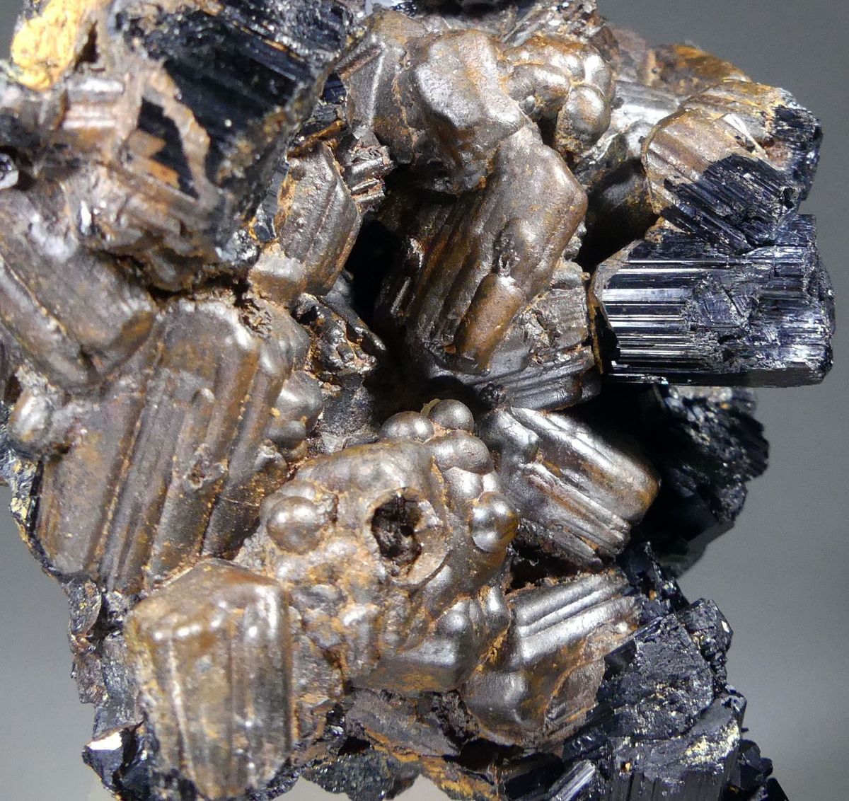 Limonite On Schorl