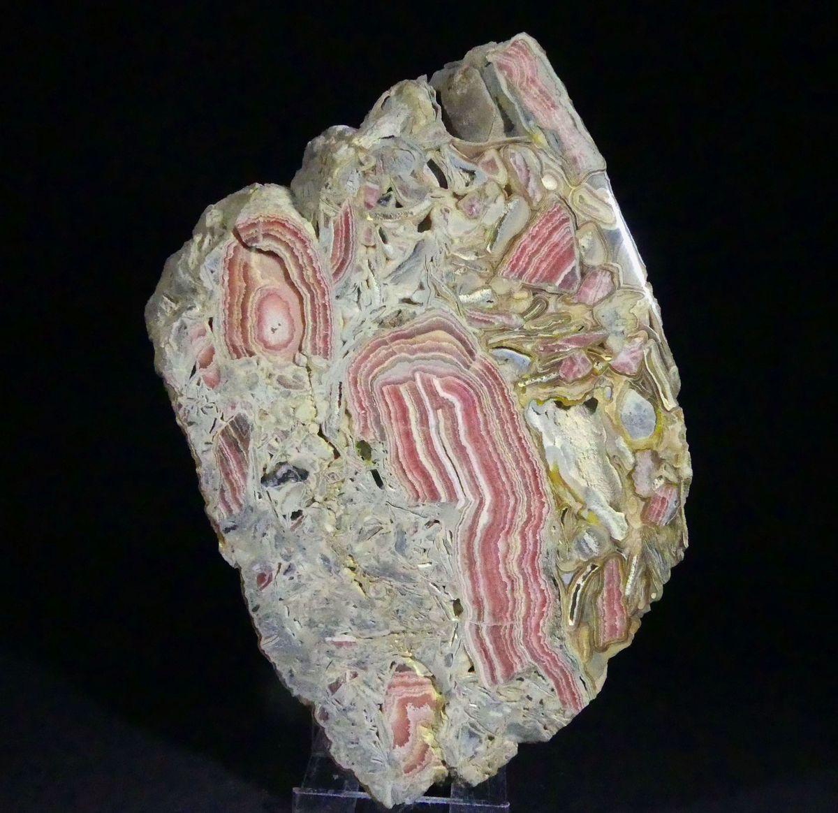 Rhodochrosite With Capillitite