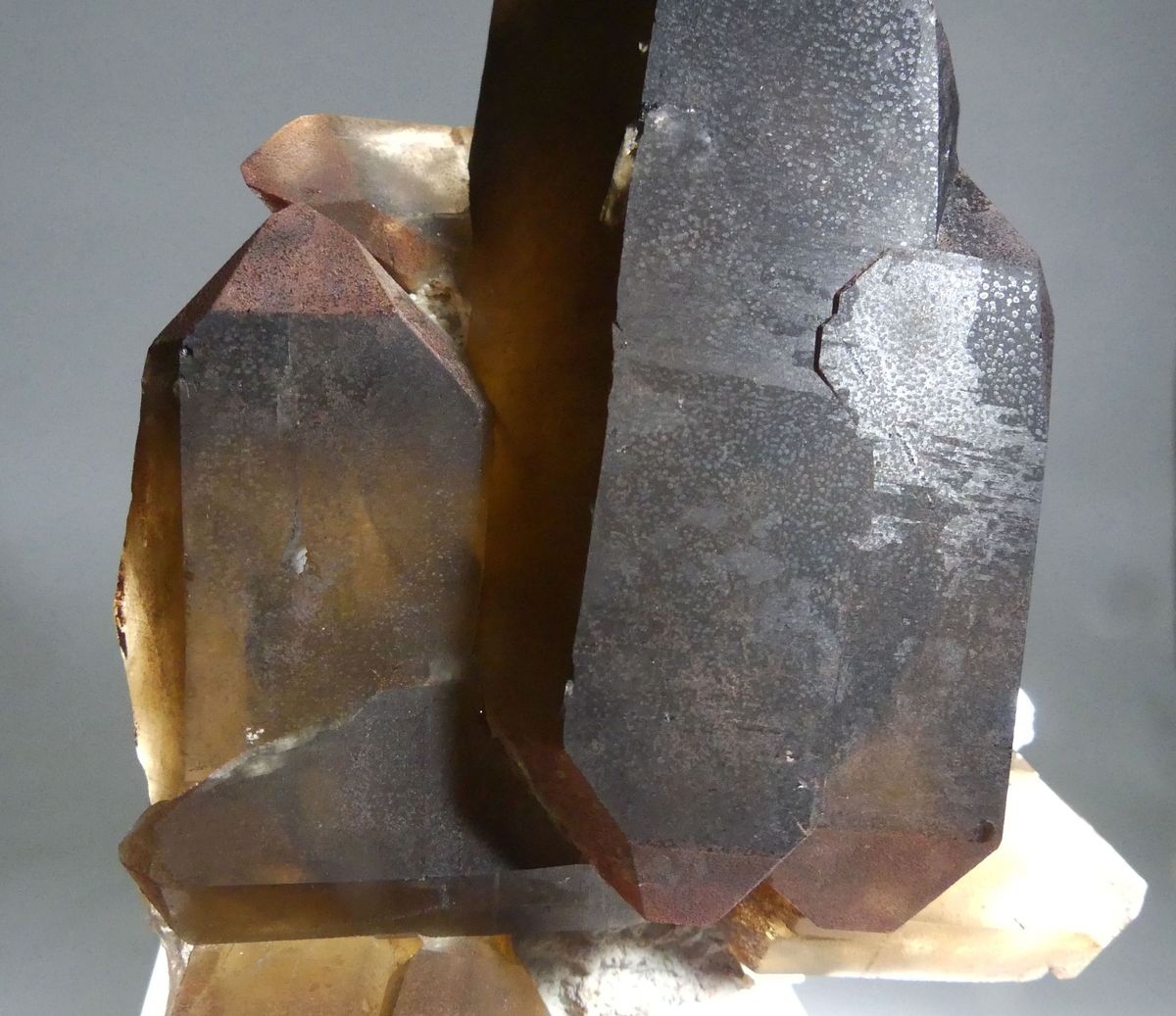 Smoky Quartz With Hematite