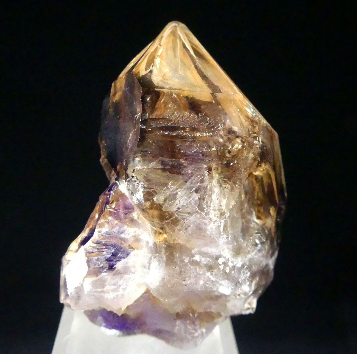 Ametrine Fensterquarz With Clay Inclusions