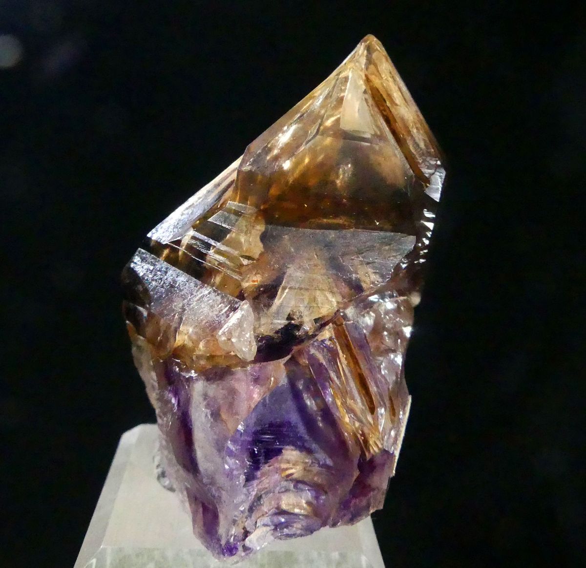 Ametrine Fensterquarz With Clay Inclusions