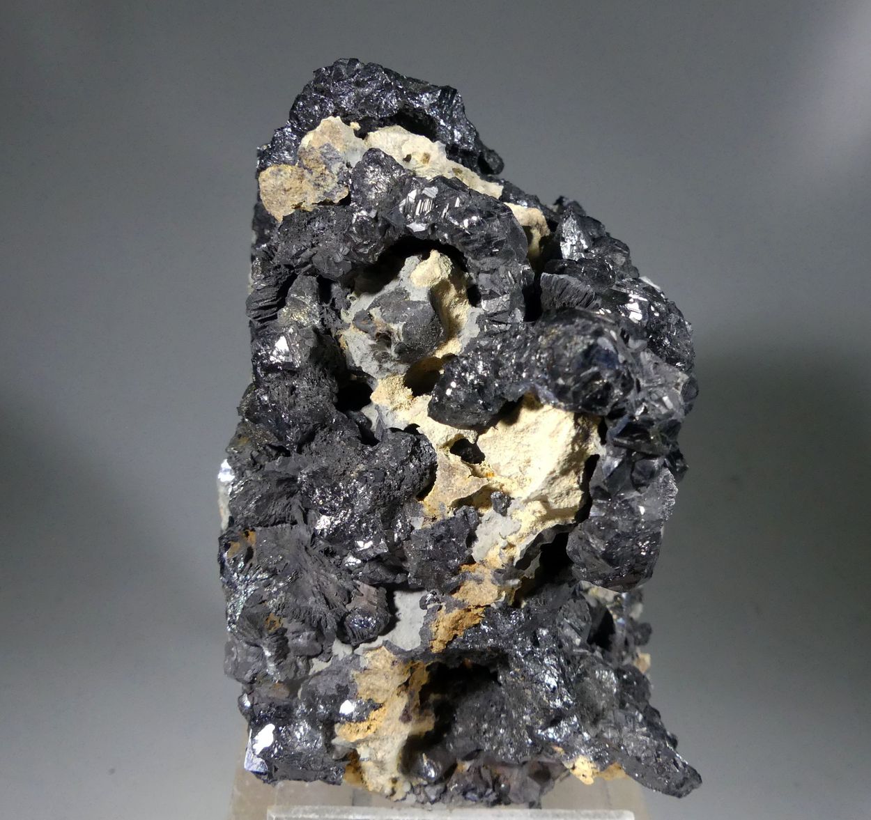 Semseyite On Sphalerite