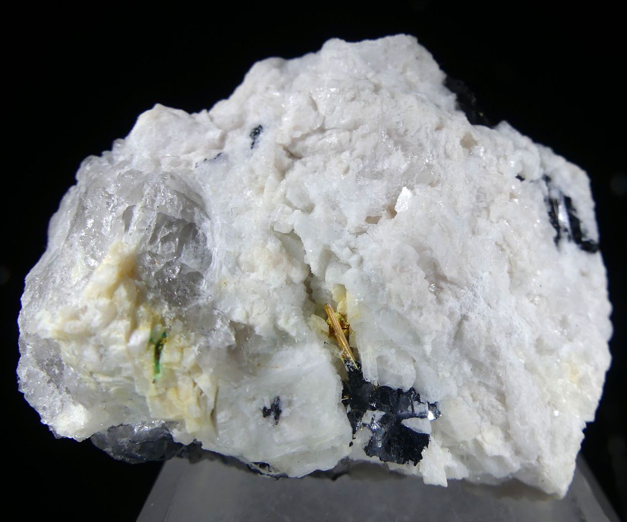 Aeschynite-(Y) With Hematite & Schorl