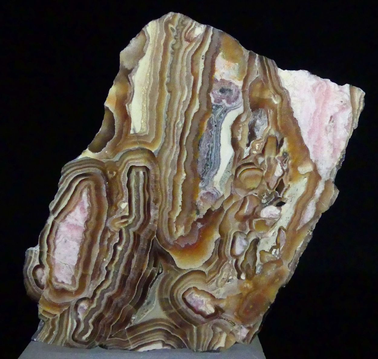 Capillitite & Rhodochrosite