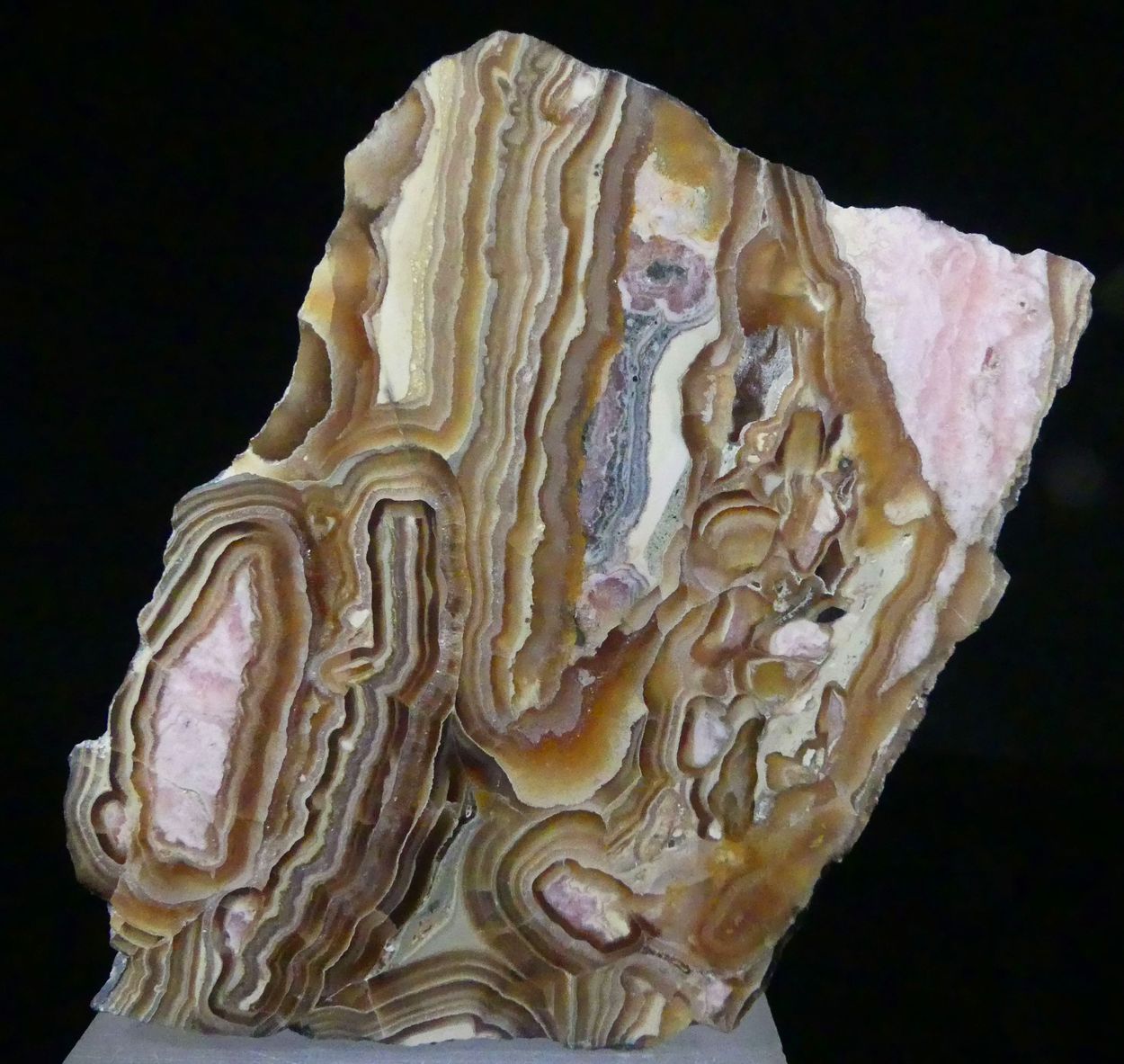 Capillitite & Rhodochrosite