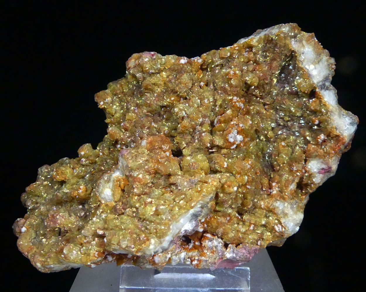 Siderite With Calcite On Dolomite