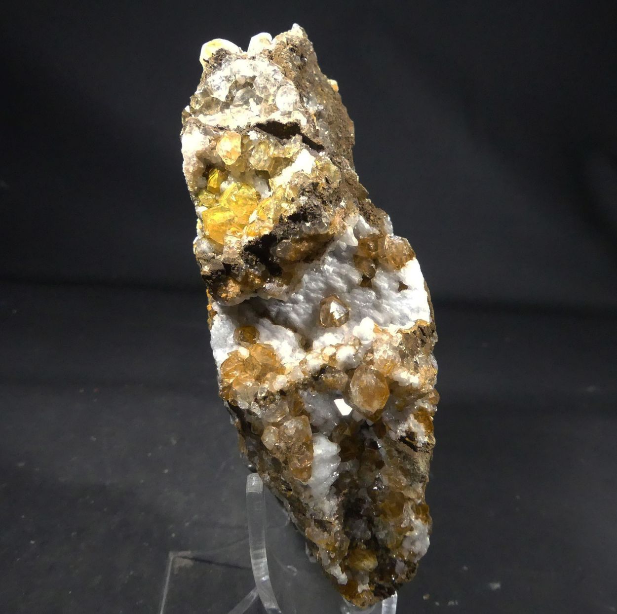 Eisenkiesel With Fossil Bacteria & Calcite