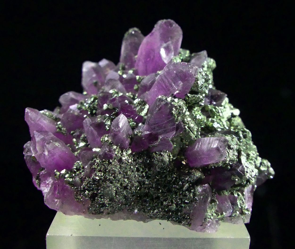 Amethyst With Pyrite