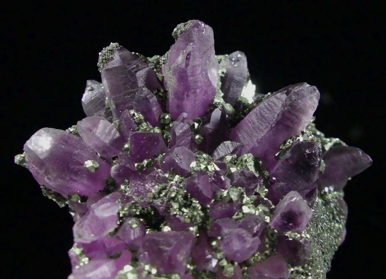 Amethyst With Pyrite