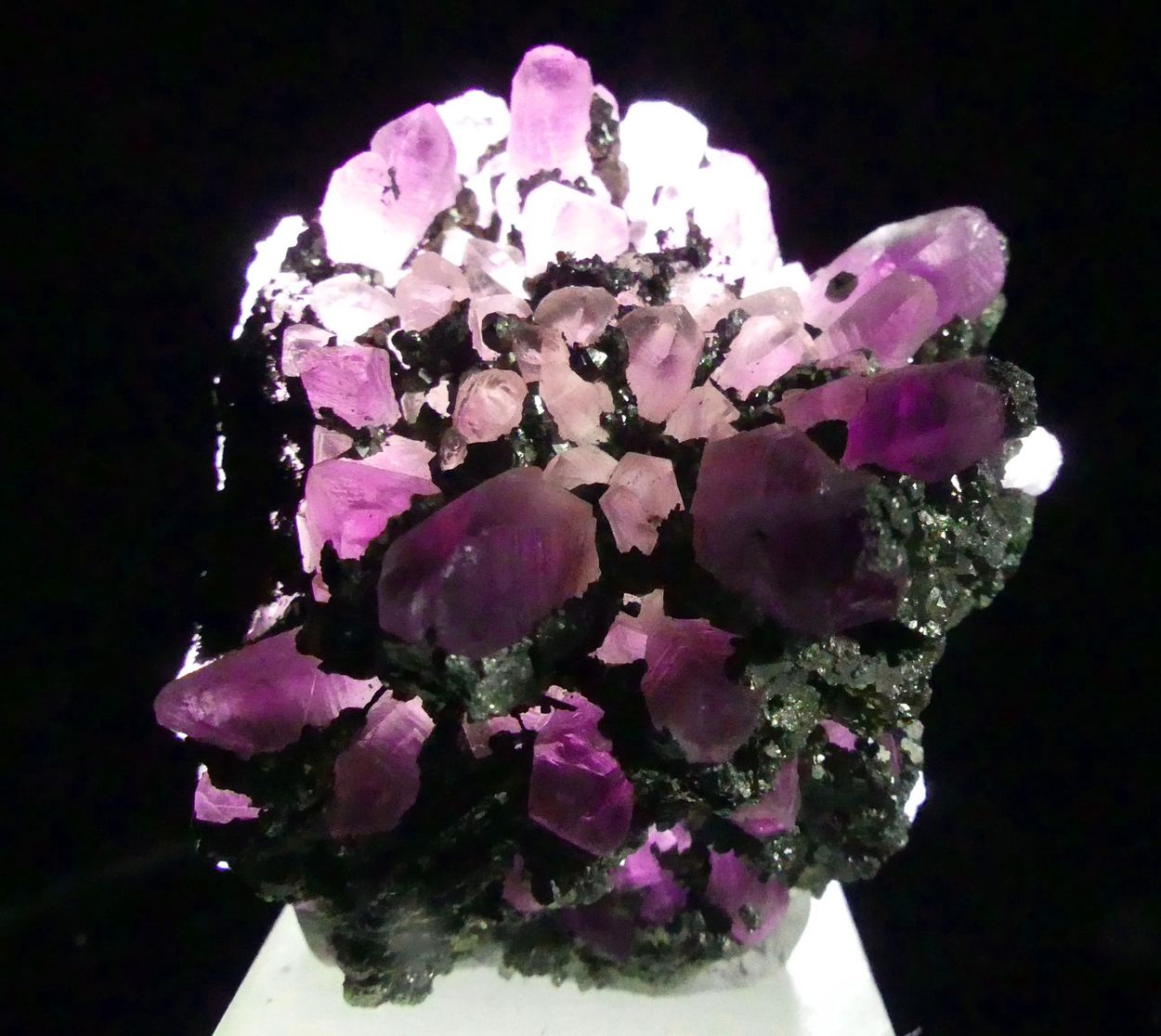 Amethyst With Pyrite