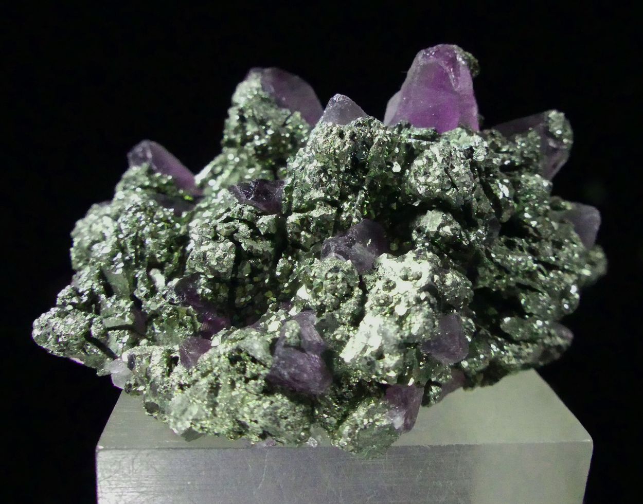 Amethyst With Pyrite