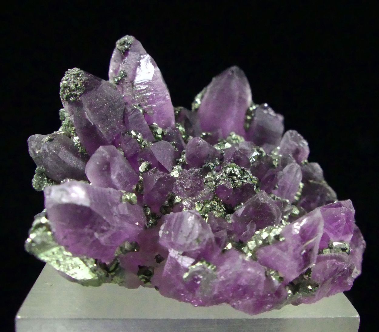 Amethyst With Pyrite