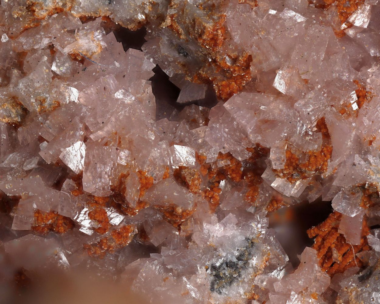 Caryopilite On Rhodochrosite