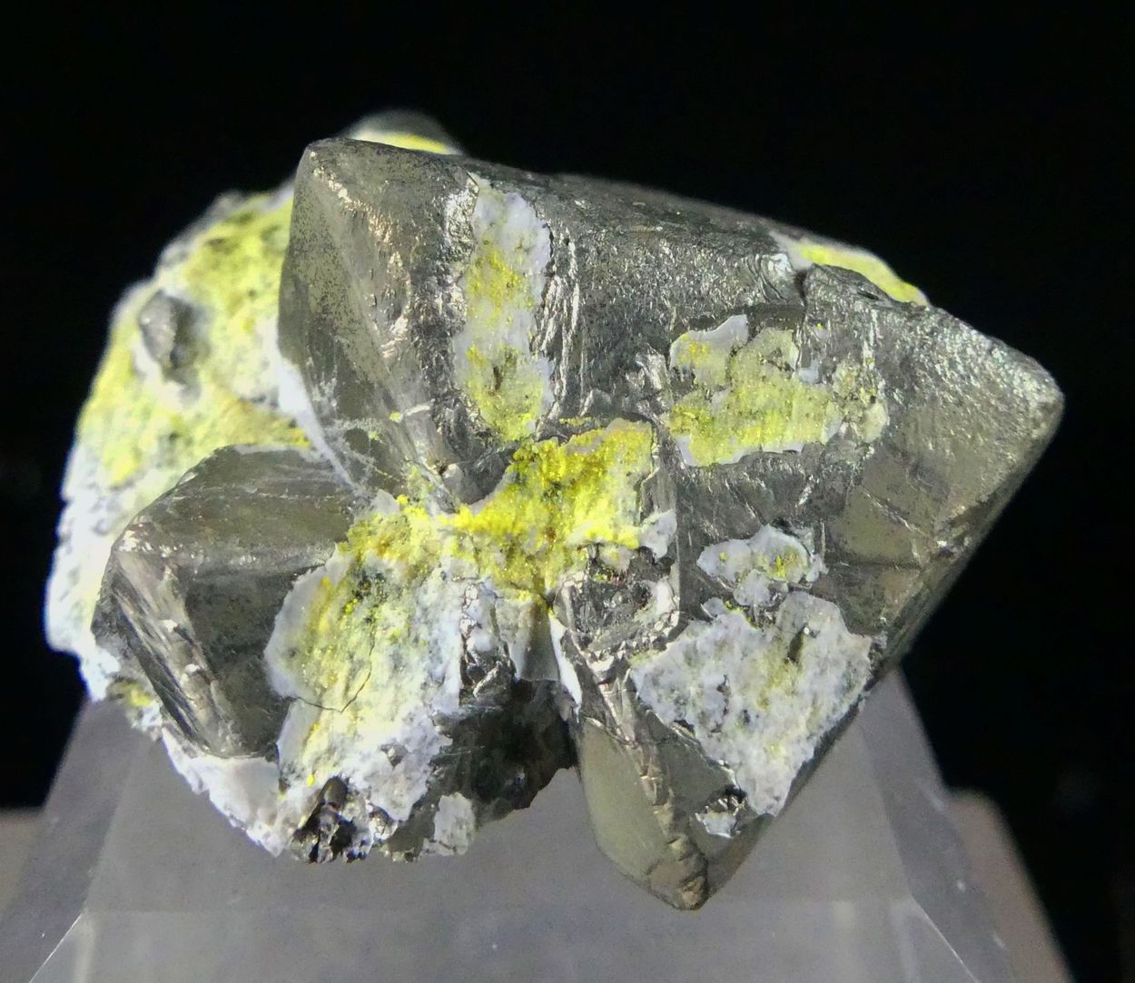 Pyrite With Lizardite