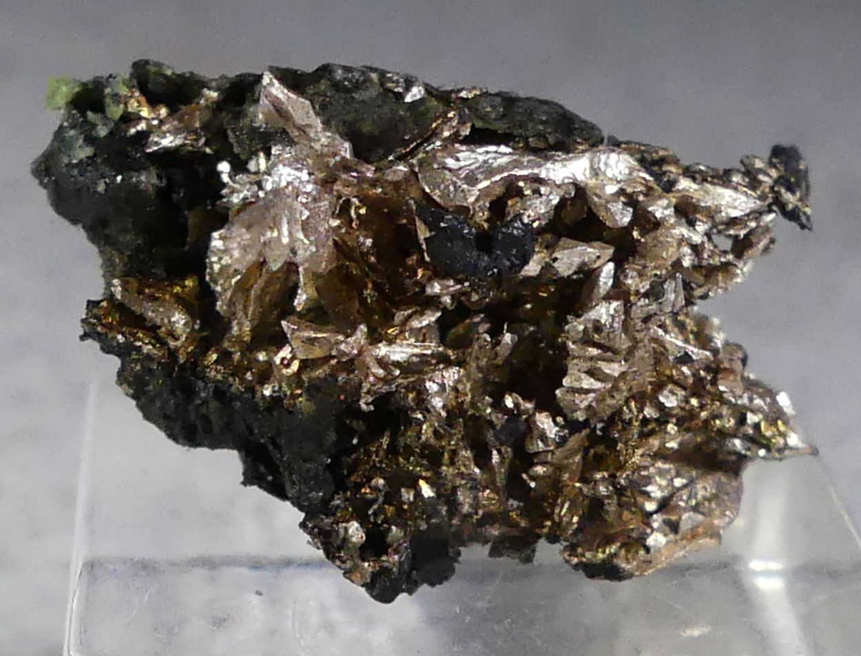 Native Silver With Acanthite