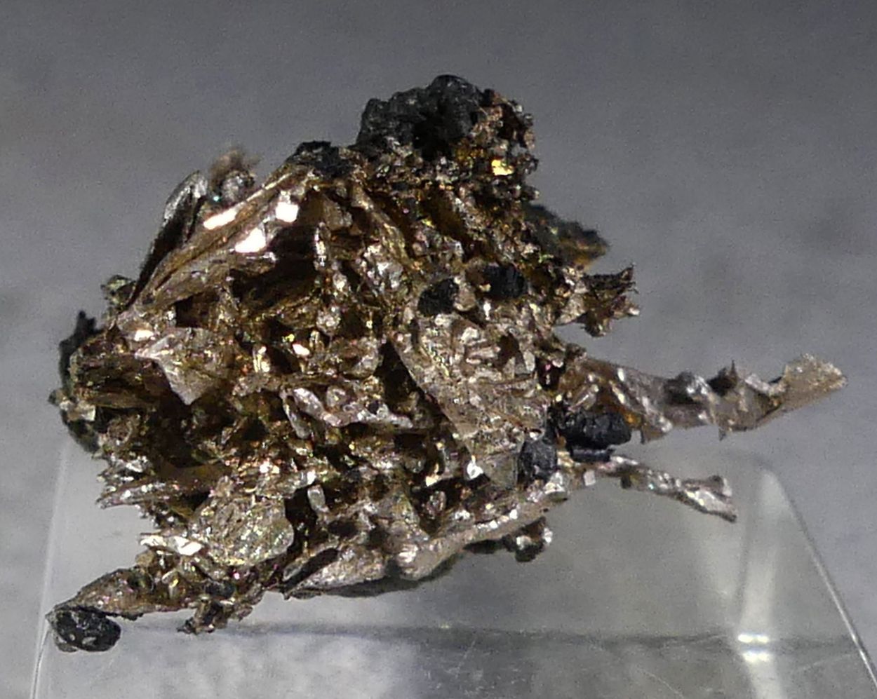 Native Silver With Acanthite